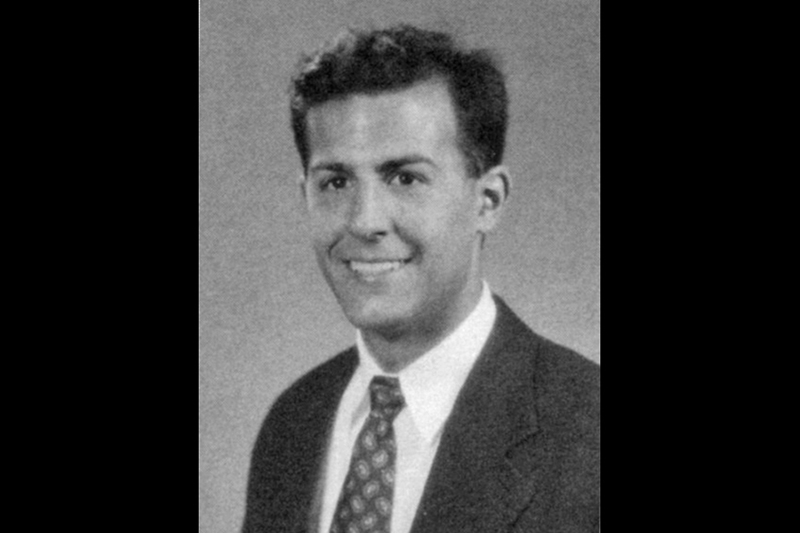 David Malan’s 1999 Harvard College yearbook photo. Malan, now Gordon McKay Professor of the Practice of Computer Science, stayed at Harvard to earn his master’s degree and Ph.D. in Computer Science at SEAS. He now teaches CS 50, the largest course at Harvard College. --Courtesy of David Malan.