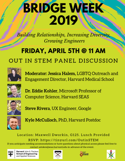 Out in STEM Panel Discussion Flyer