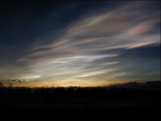 Polarne chmury stratosferyczne