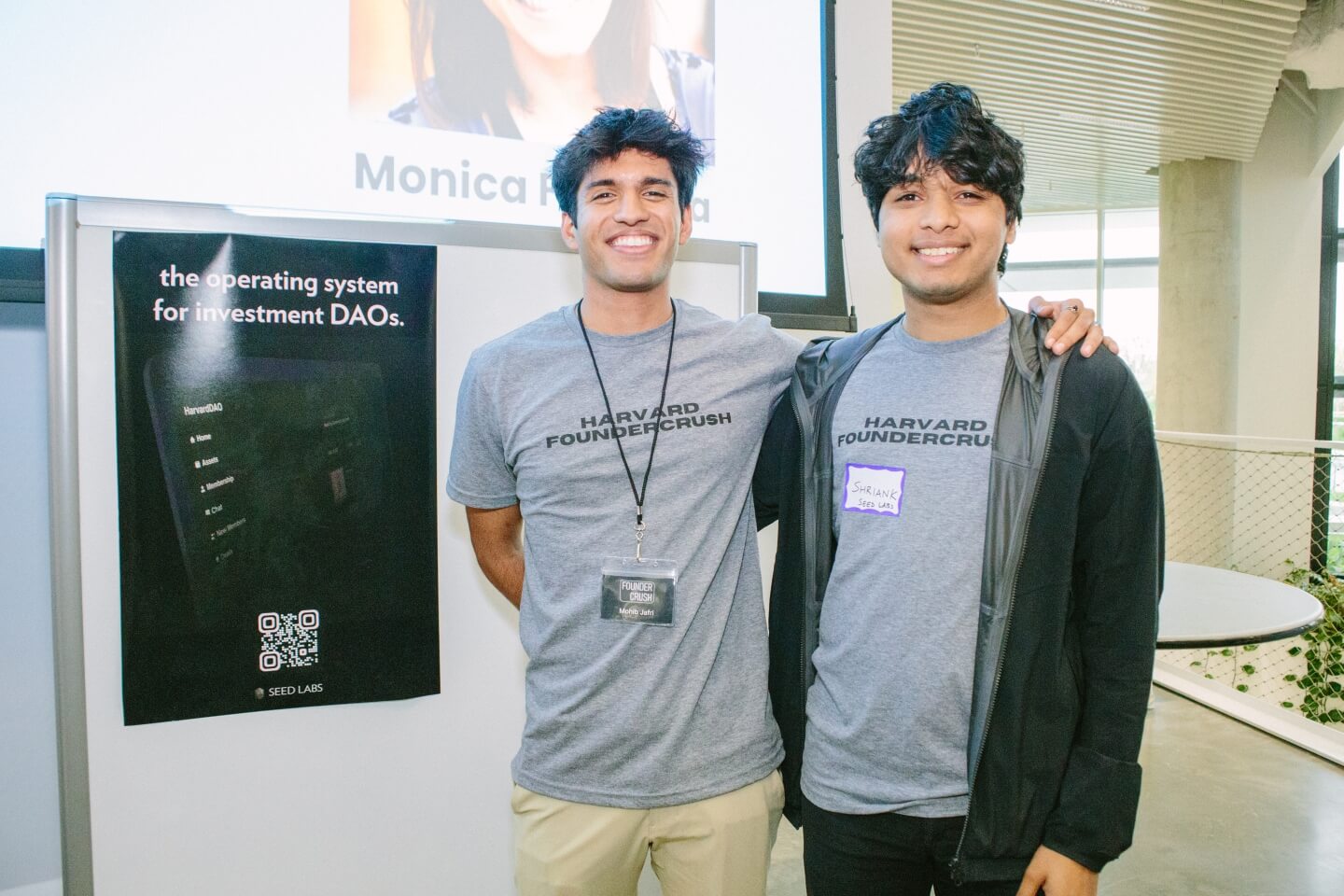 Seed Labs co-founders Mohib Jafri and Shriank Kanaparti