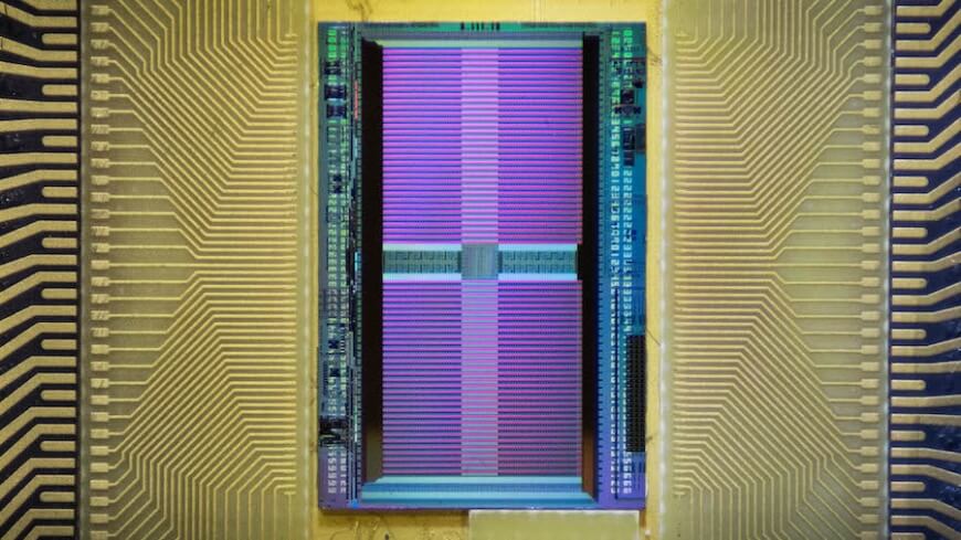Image of the electronic chip