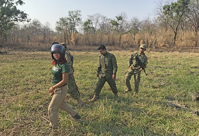 Lily Xu on patrol with rangers