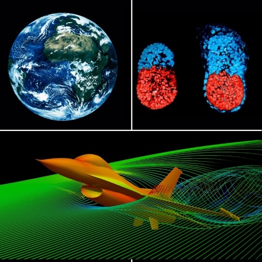 image of the earth, morphogenesis and airplane vortexes
