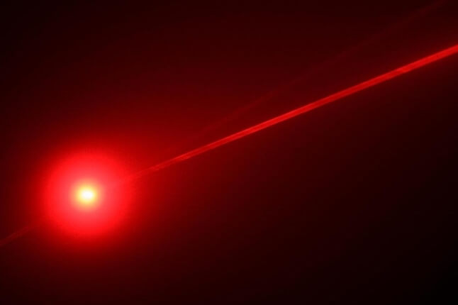 image of laser beam